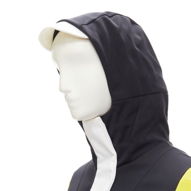 Fendi new FENDI Monster Bug Eye black yellow fur trim ski jacket IT38 XS Size XS / US 0-2 / IT 36-38 - 8 Thumbnail