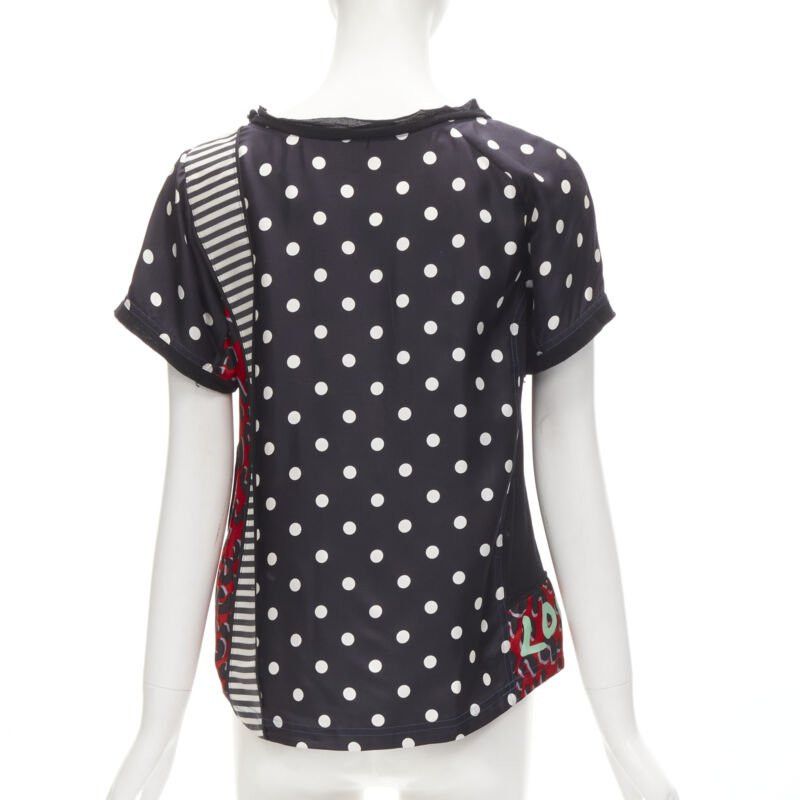 Louis Vuitton rare LOUIS VUITTON Vintage Stephen Sprouse grafiti leopard patchwork tshirt S Size ONE SIZE - 5 Thumbnail