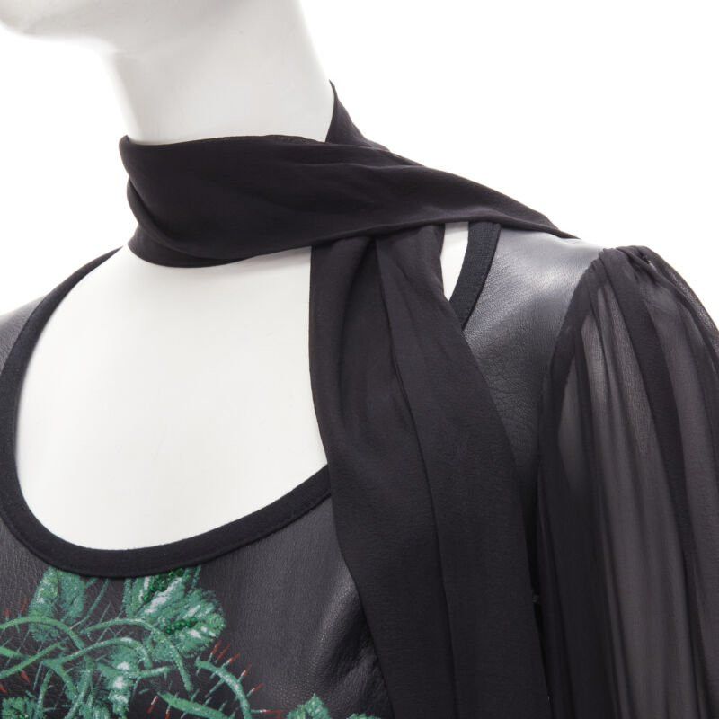 Dolce & Gabbana D&G DOLCE GABBANA Vintage 2001 Runway SilverSnake leather corset blouse IT38 XS Size XS / US 0-2 / IT 36-38 - 8 Thumbnail