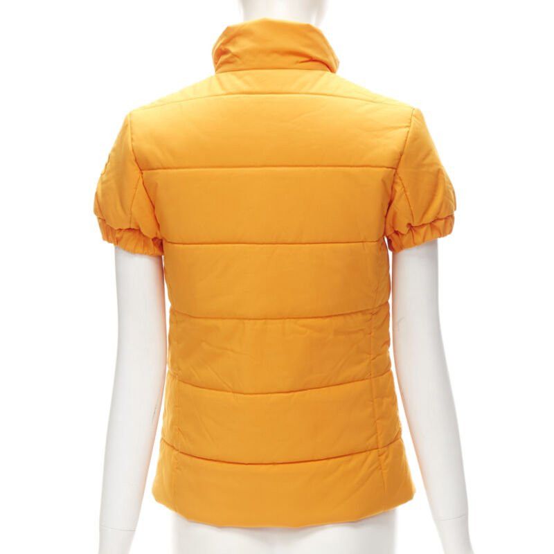 Y-3 Y3Y3 YOHJI YAMAMOTO ADIDAS orange padded puffer top XS Size XS / US 0-2 / IT 36-38 - 6 Thumbnail