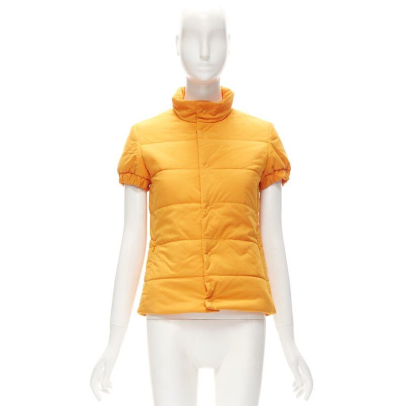 Y-3 Y3Y3 YOHJI YAMAMOTO ADIDAS orange padded puffer top XS Size XS / US 0-2 / IT 36-38 - 11 Thumbnail