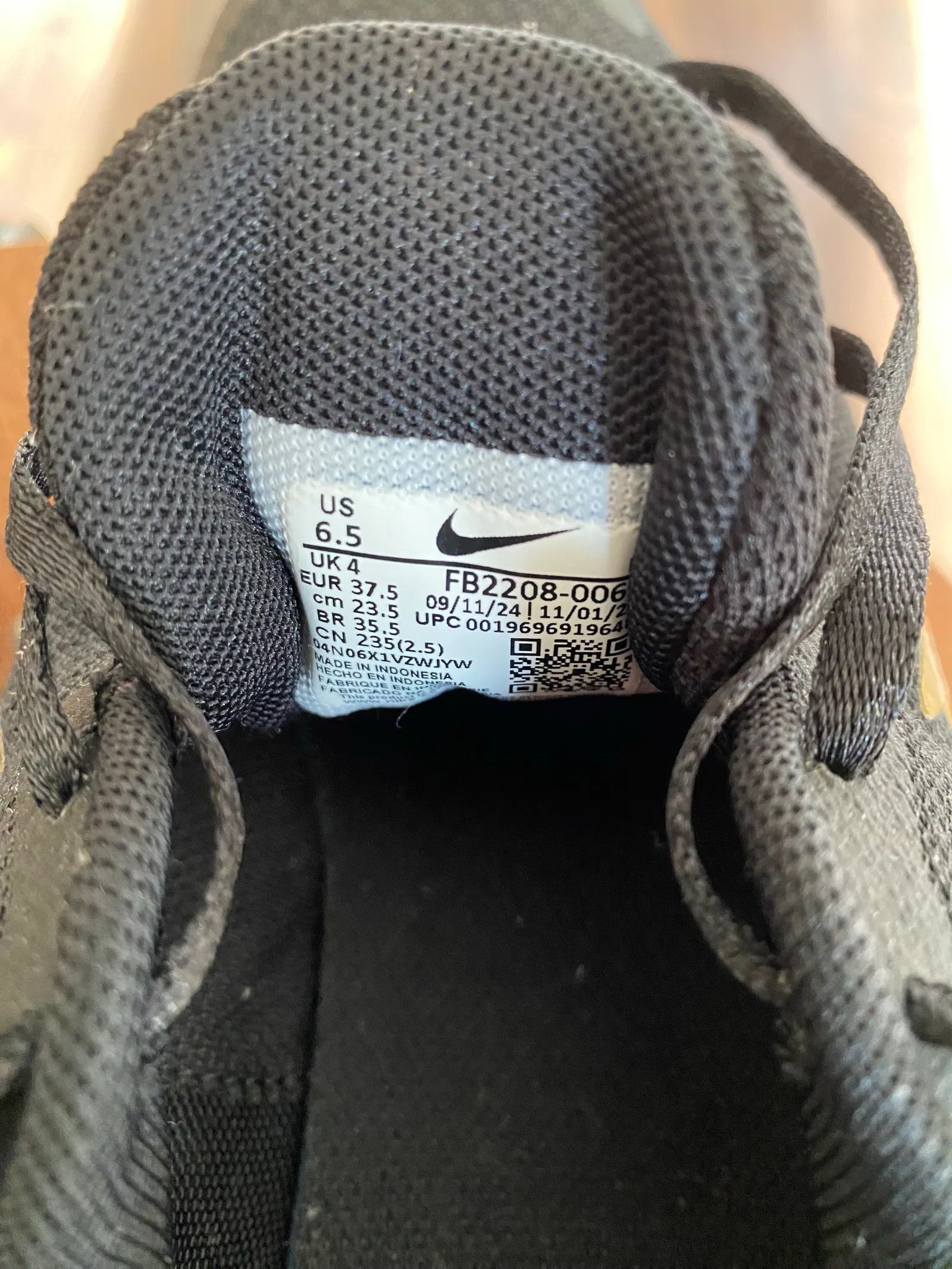 Nike Nike NIKE W NIKE REVOLUTION 7 BLACK/METALLIC US 6.5 Sneakers Size US 7.5 / IT 37.5 - 4 Thumbnail