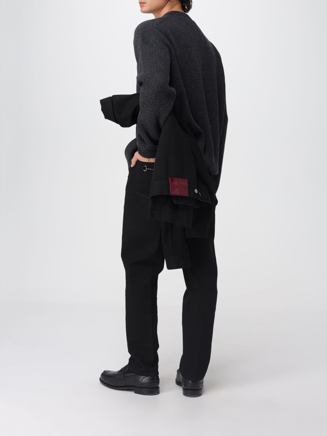 Gucci Gucci Sweater Men Charcoal Size US XL / EU 56 / 4 - 2 Thumbnail