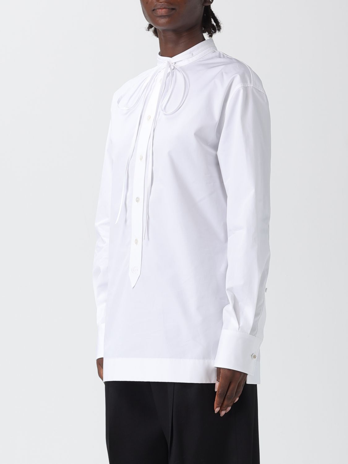 Gucci Gucci Shirt Woman White Size S / US 4 / IT 40 - 4 Thumbnail