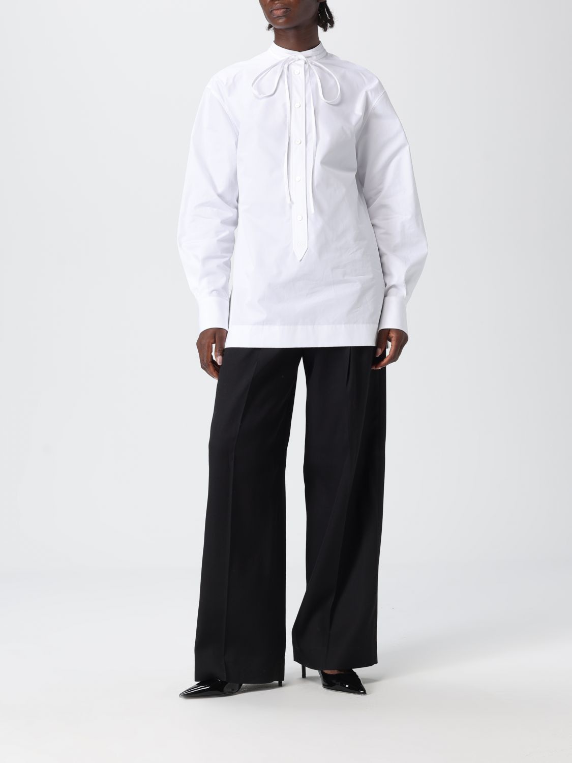Gucci Gucci Shirt Woman White Size S / US 4 / IT 40 - 2 Thumbnail