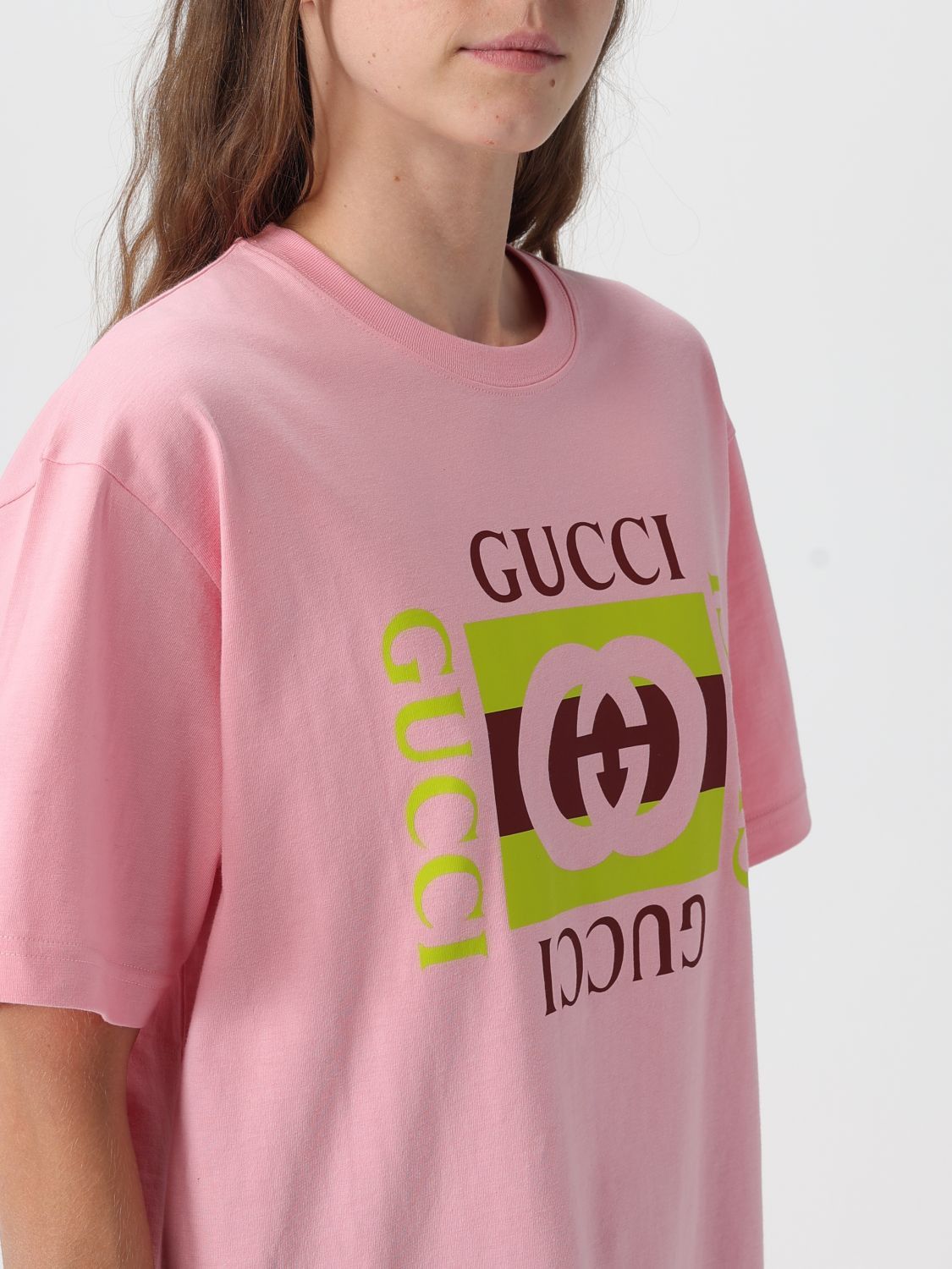 Gucci Gucci T-Shirt Woman Pink Size S / US 4 / IT 40 - 4 Thumbnail