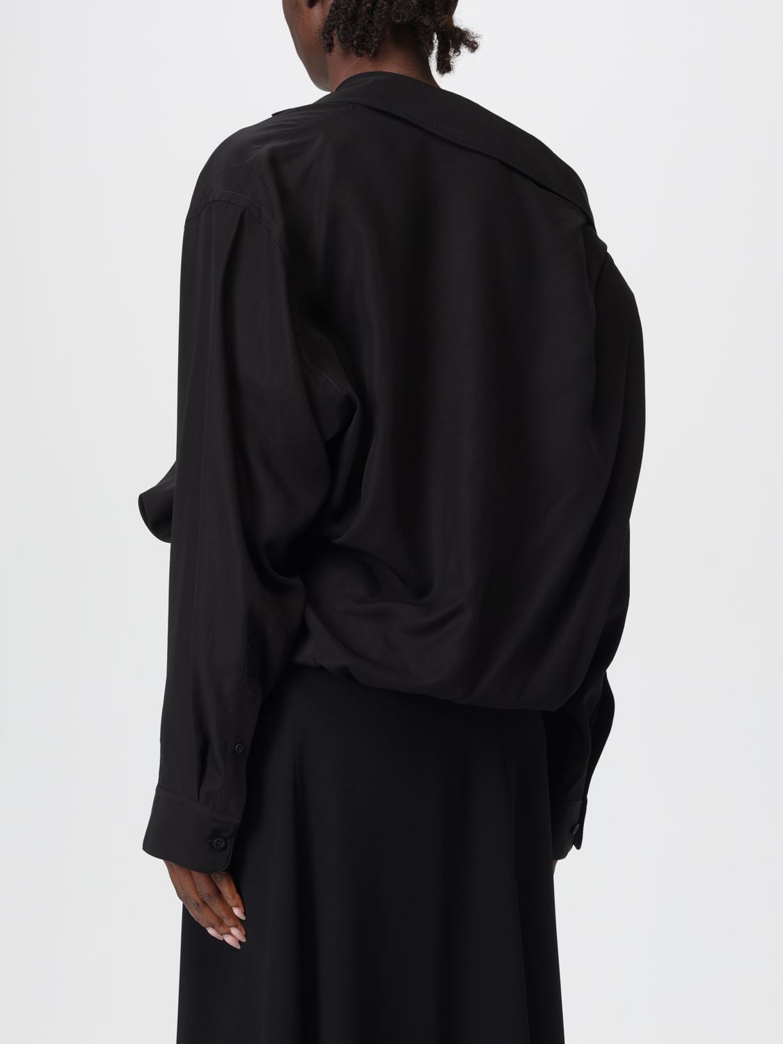 Balenciaga Balenciaga Shirt Woman Black Size XS / US 0-2 / IT 36-38 - 3 Thumbnail