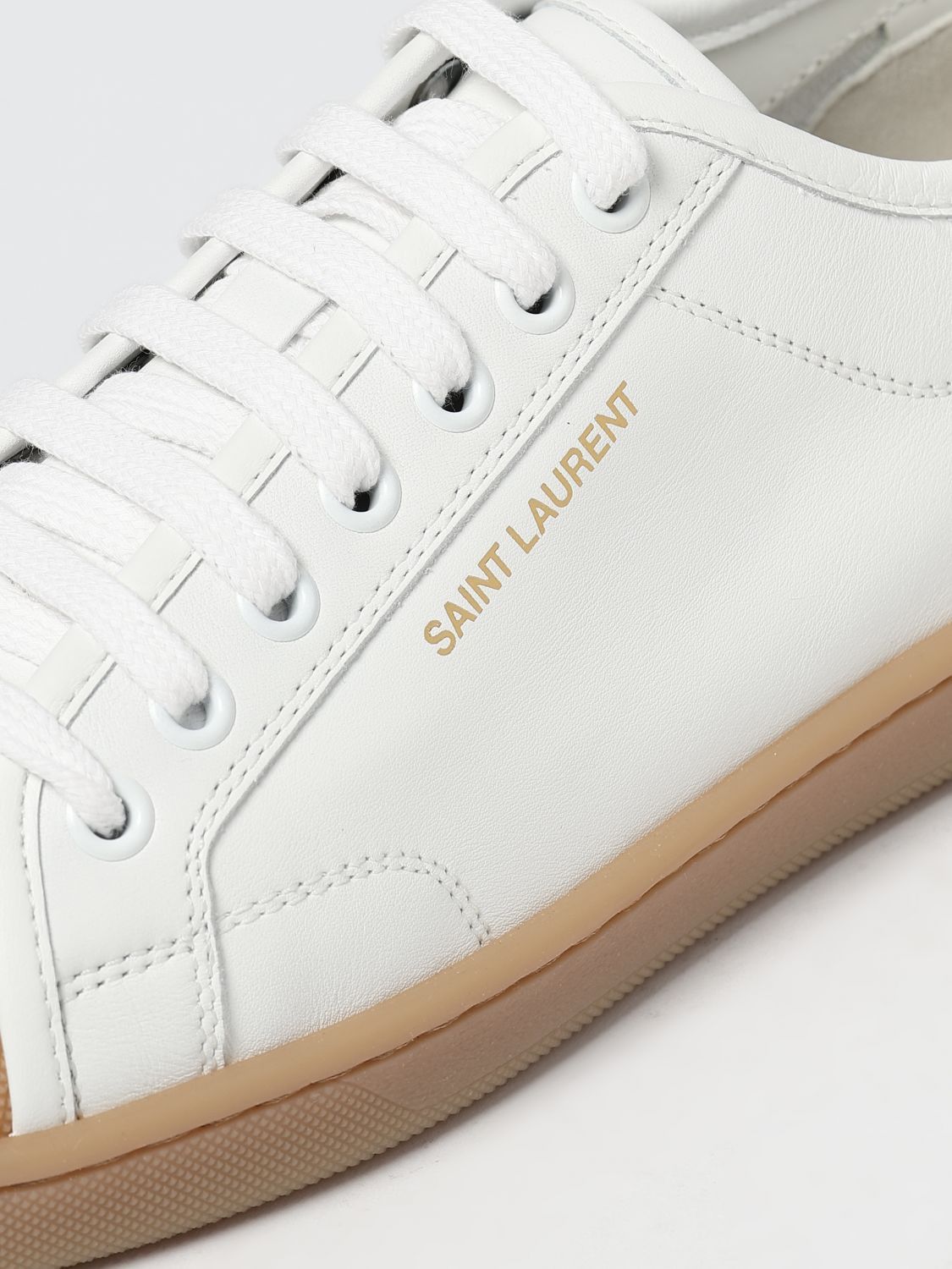 Saint Laurent Paris Saint Laurent Sneakers Woman White Size US 7 / IT 37 - 4 Thumbnail