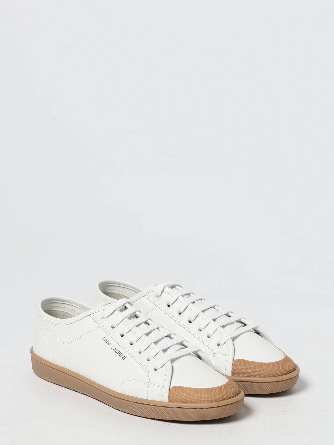 Saint Laurent Paris Saint Laurent Sneakers Woman White Size US 8 / IT 38 - 2 Thumbnail