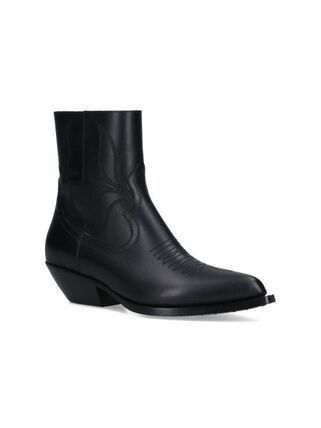 Celine celine leon zipped boot in shiny calfskin Size US 7 / IT 37 - 2 Thumbnail