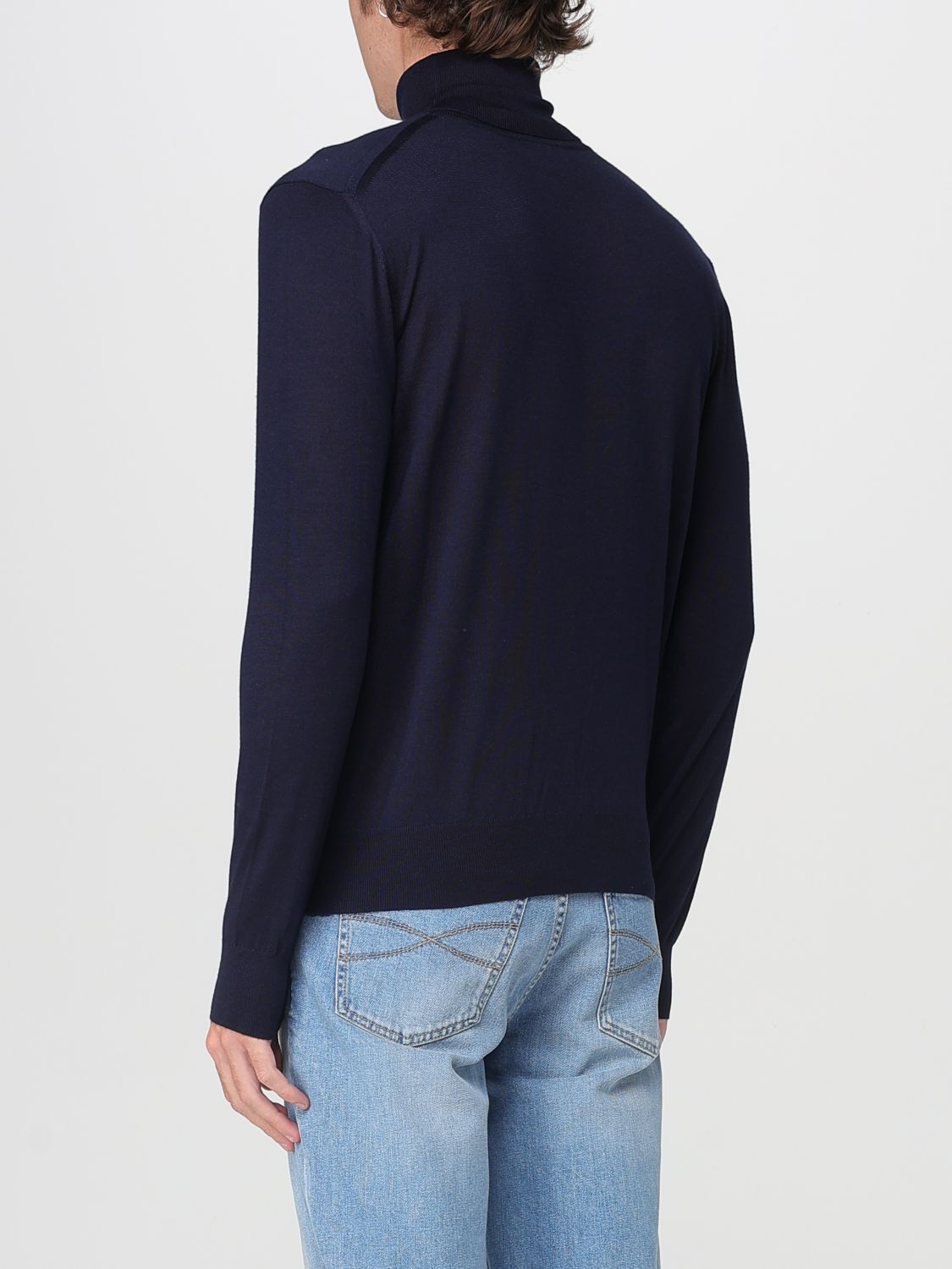 Saint Laurent Paris Saint Laurent Sweater Men Blue Size US M / EU 48-50 / 2 - 3 Thumbnail