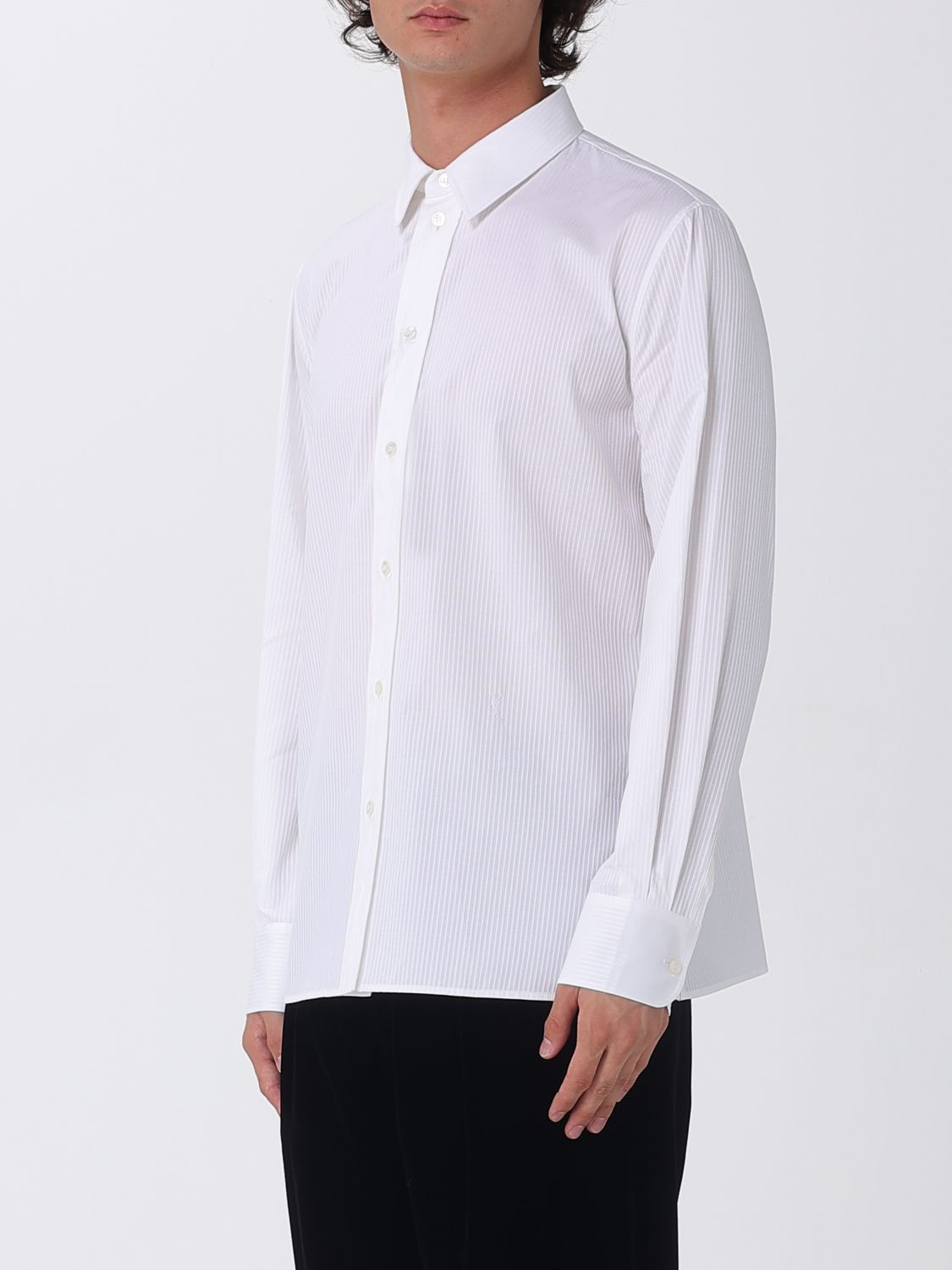Saint Laurent Paris Saint Laurent Shirt Men White Size US L / EU 52-54 / 3 - 4 Thumbnail