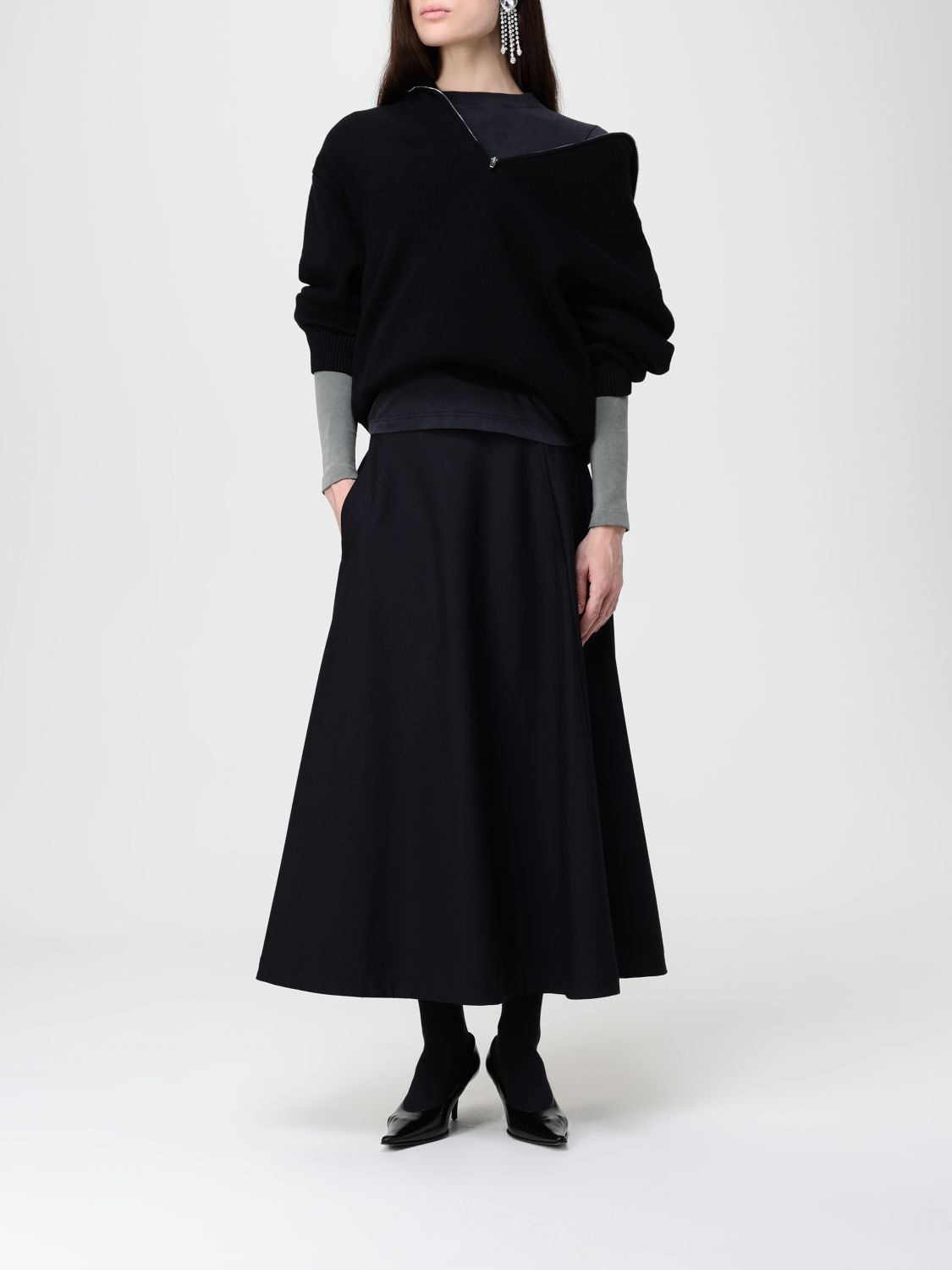 Balenciaga Balenciaga Sweater Woman Black Size M / US 6-8 / IT 42-44 - 2 Thumbnail