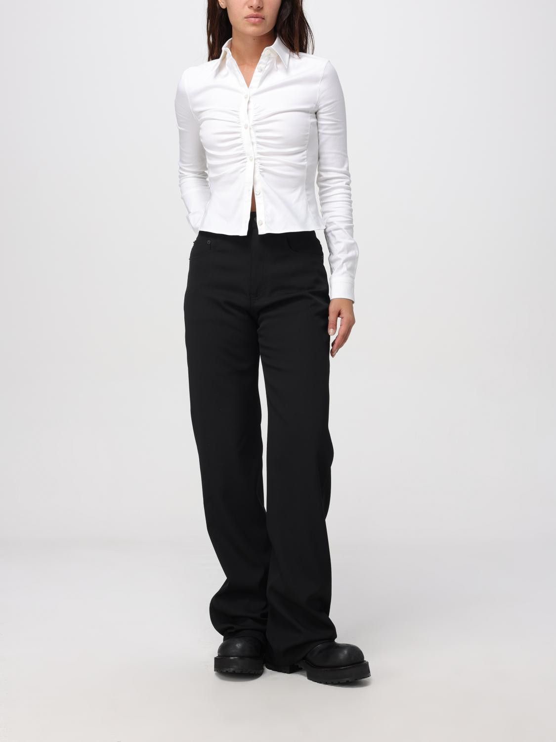 Balenciaga Balenciaga Shirt Woman White Size XS / US 0-2 / IT 36-38 - 2 Thumbnail