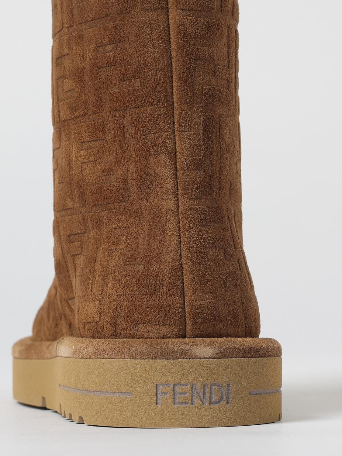Fendi Fendi Boots Woman Brown Size US 10 / IT 40 - 4 Thumbnail