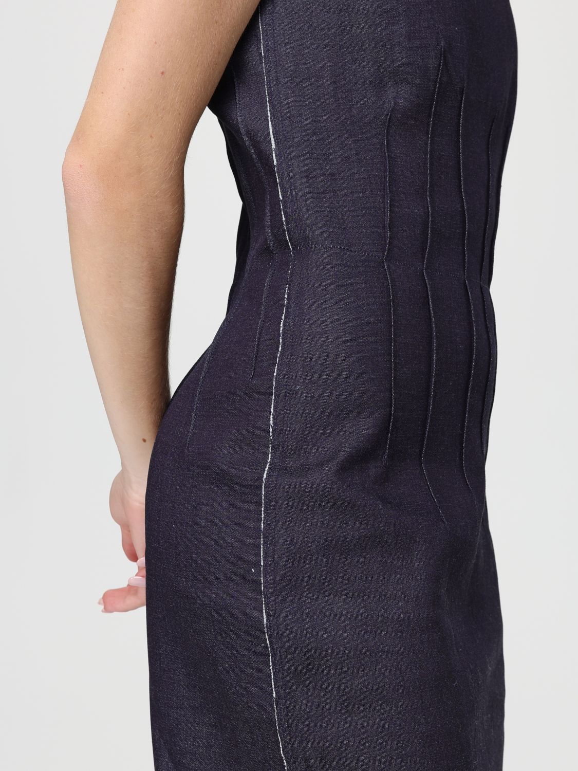 Marni Marni Dress Woman Blue Size S / US 4 / IT 40 - 4 Thumbnail