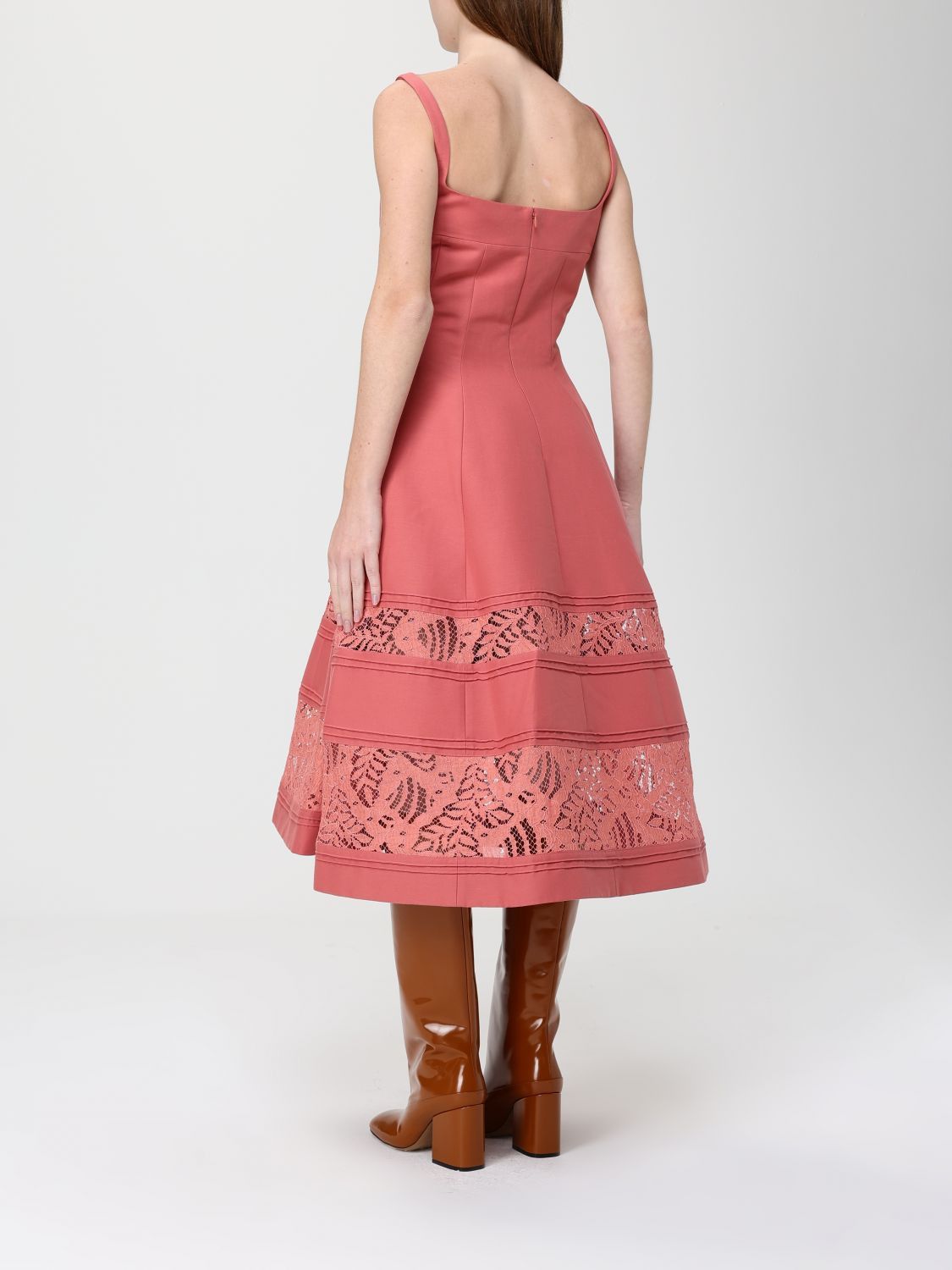 Marni Marni Dress Woman Coral Size L / US 10 / IT 46 - 2 Thumbnail