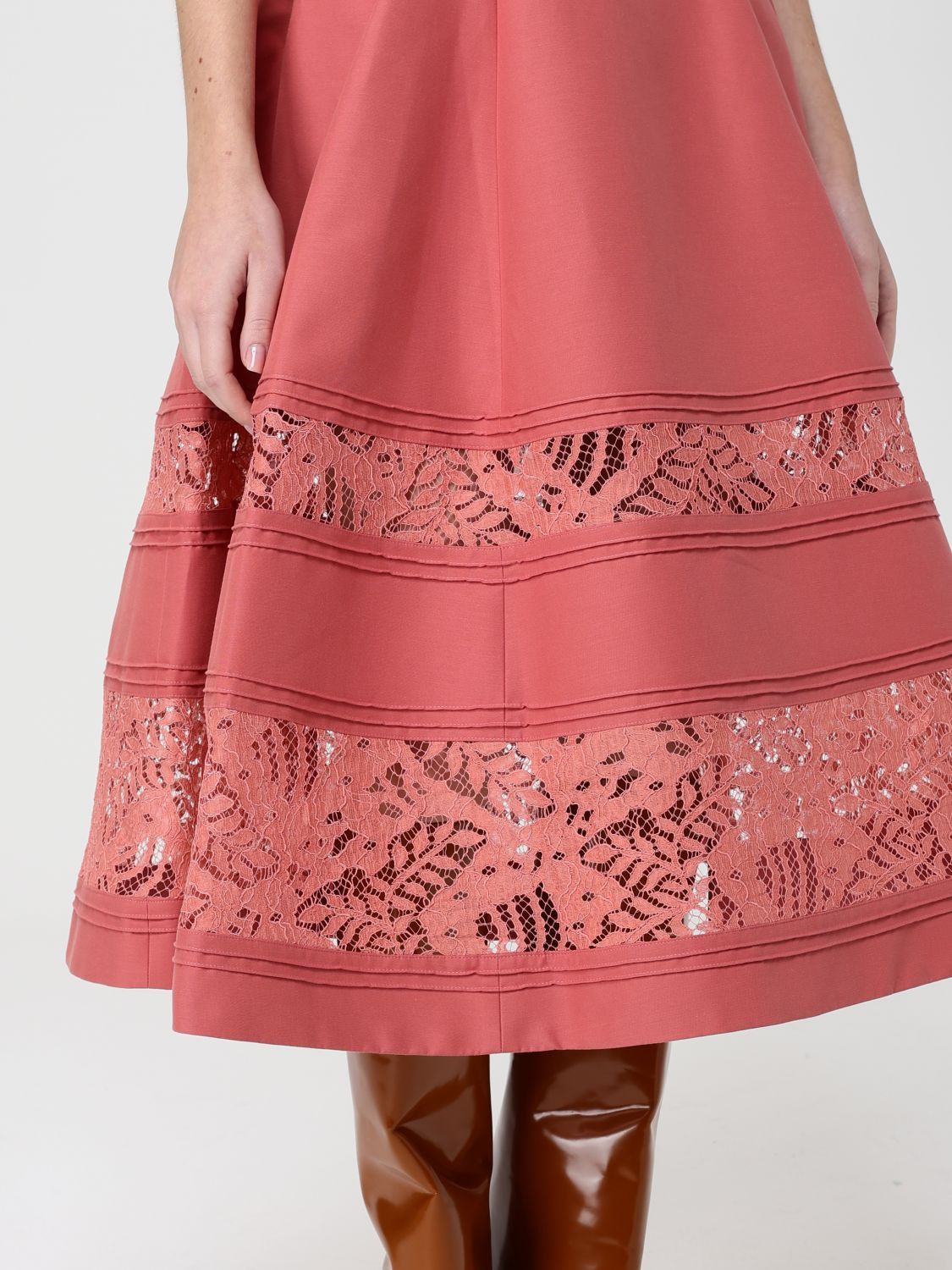 Marni Marni Dress Woman Coral Size L / US 10 / IT 46 - 4 Thumbnail