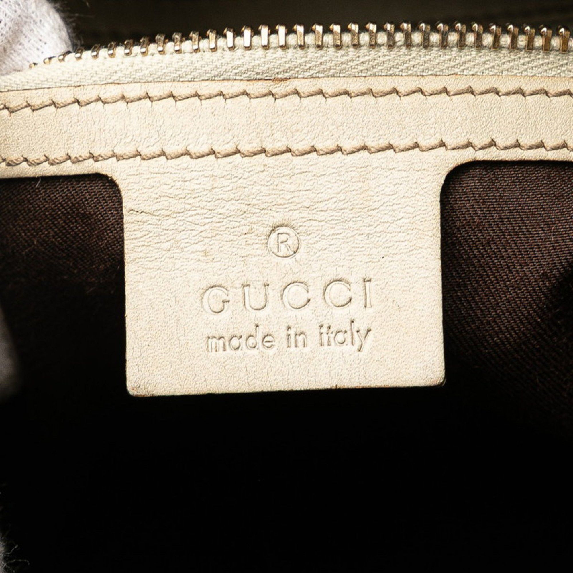 Gucci Gucci Guccissima Handbag Doctor's Bag 146002 Beige Leather Women's GUCCI Size ONE SIZE - 10 Thumbnail