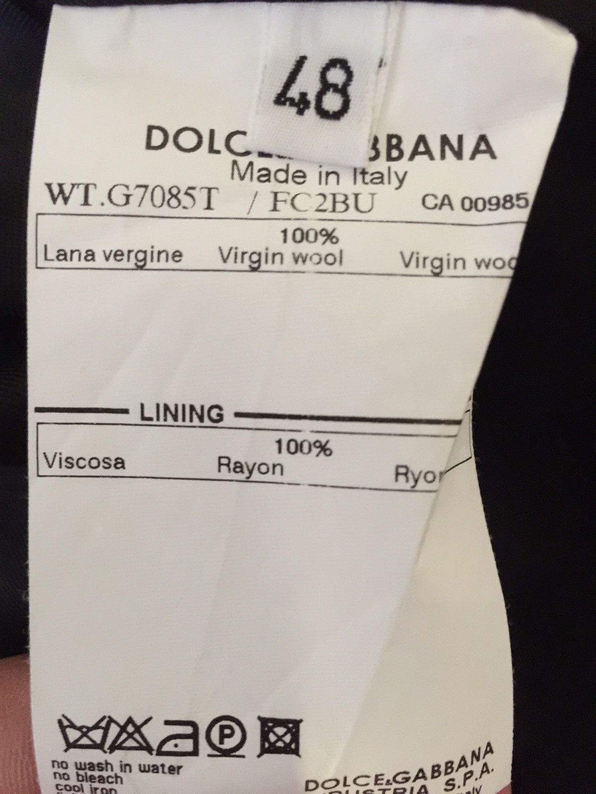 Dolce & Gabbana Tailoring vest Size 38R - 5 Thumbnail