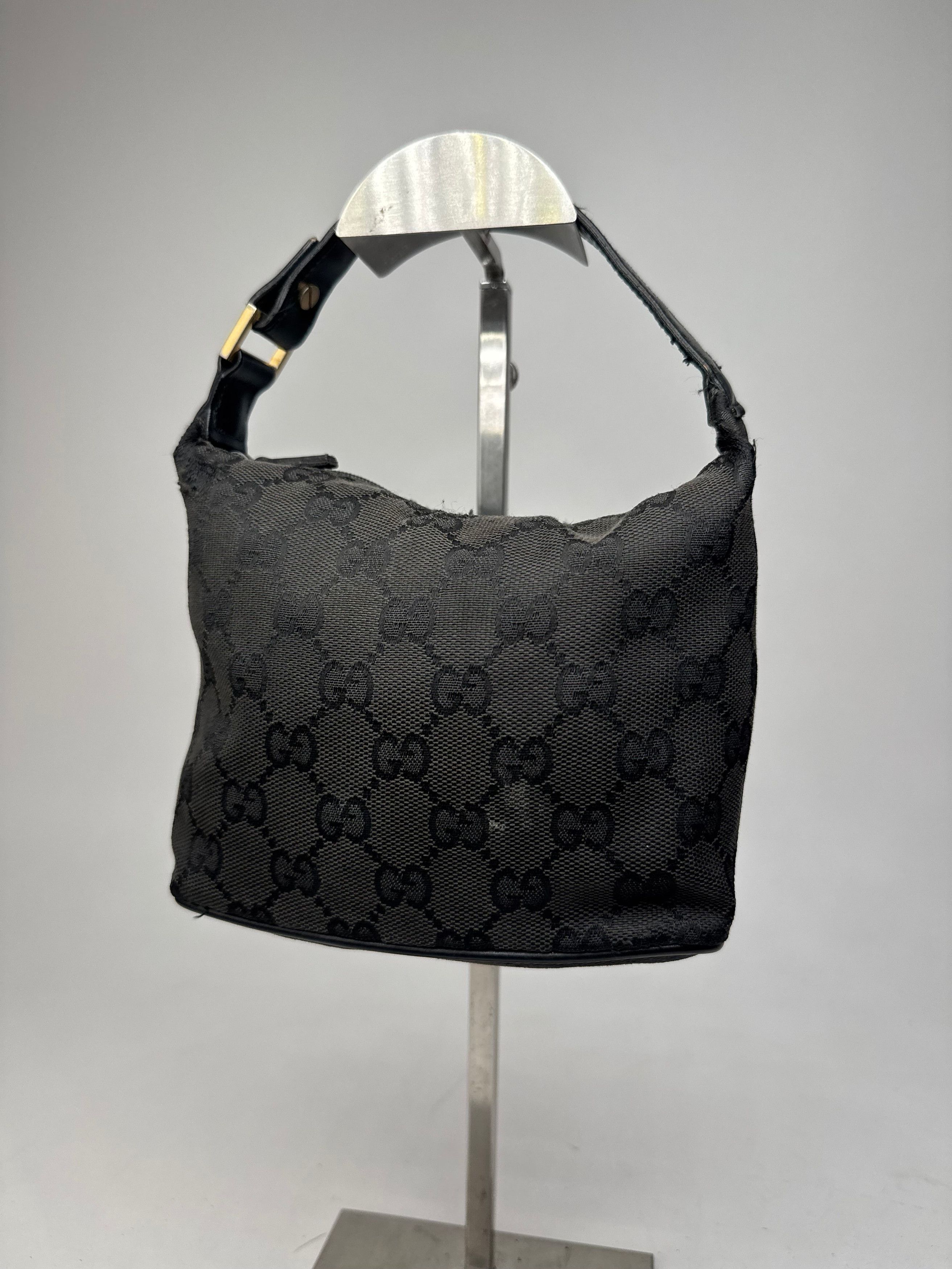 Gucci Vintage Mini Monogram Bag black brown Size ONE SIZE - 9 Thumbnail
