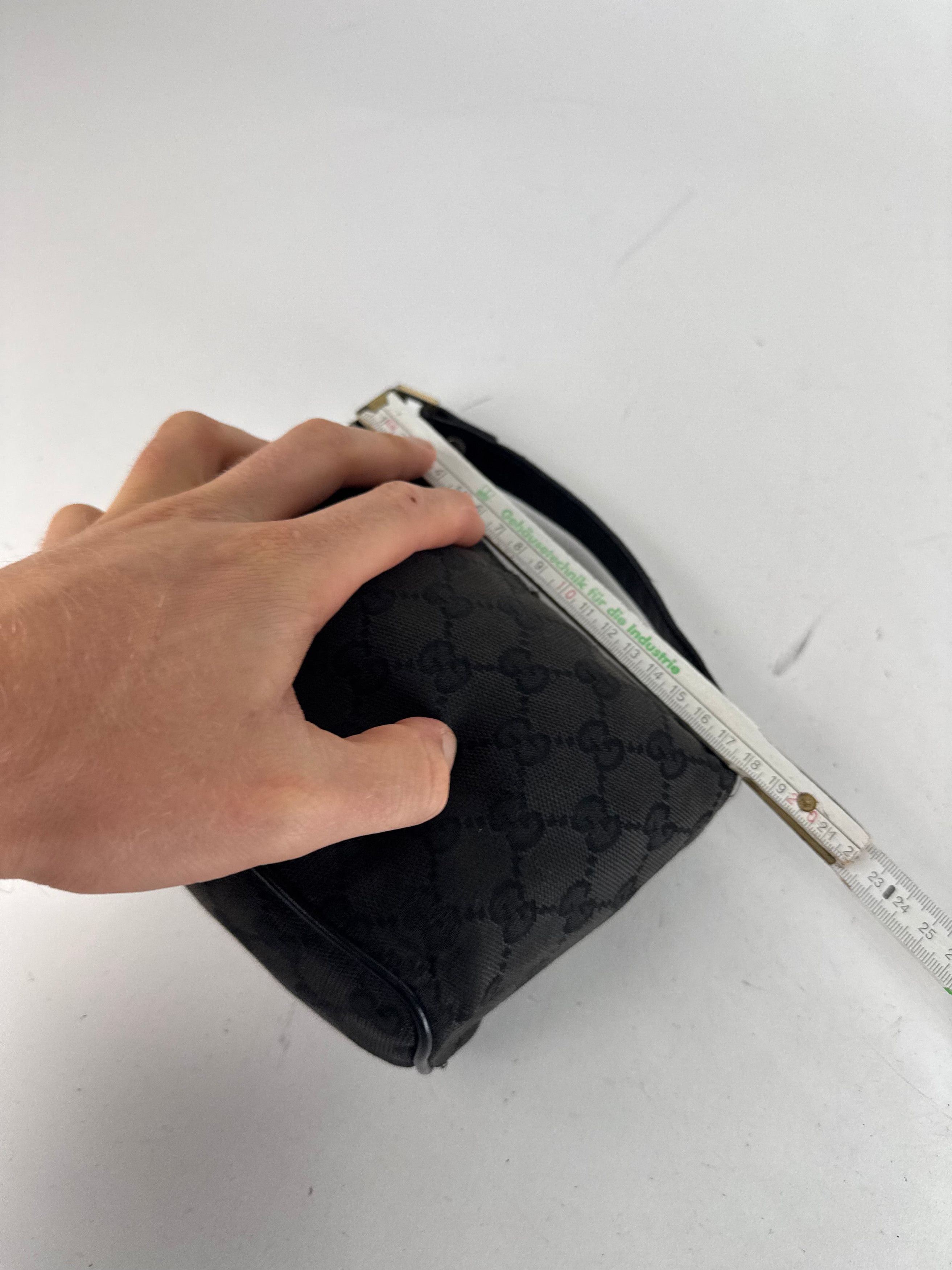 Gucci Vintage Mini Monogram Bag black brown Size ONE SIZE - 12 Thumbnail