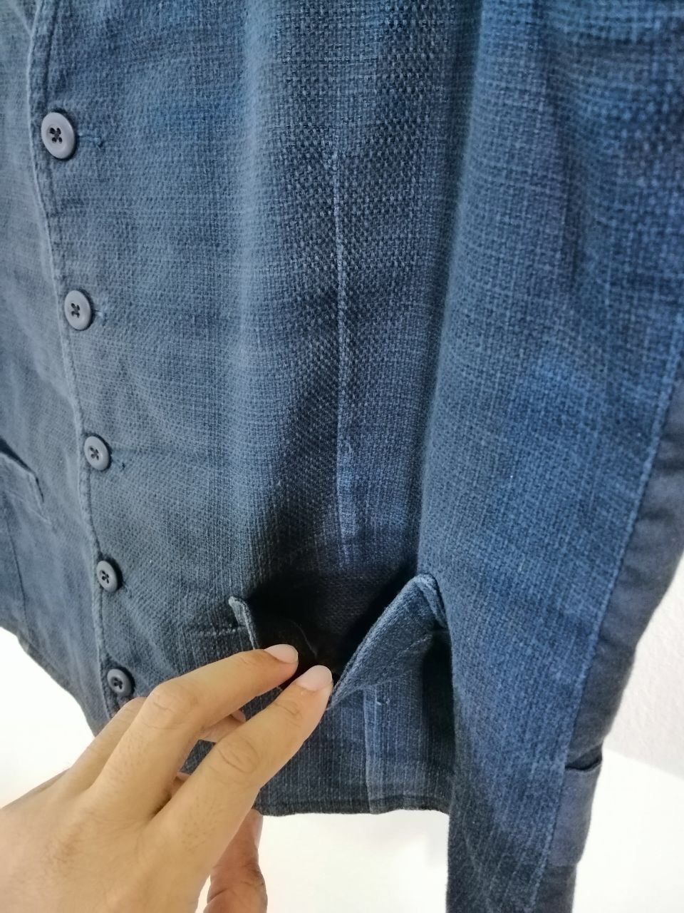 Beams Plus × Indigo Beam Indigo Vest Nice Design 19 Size US M / EU 48-50 / 2 - 5 Thumbnail