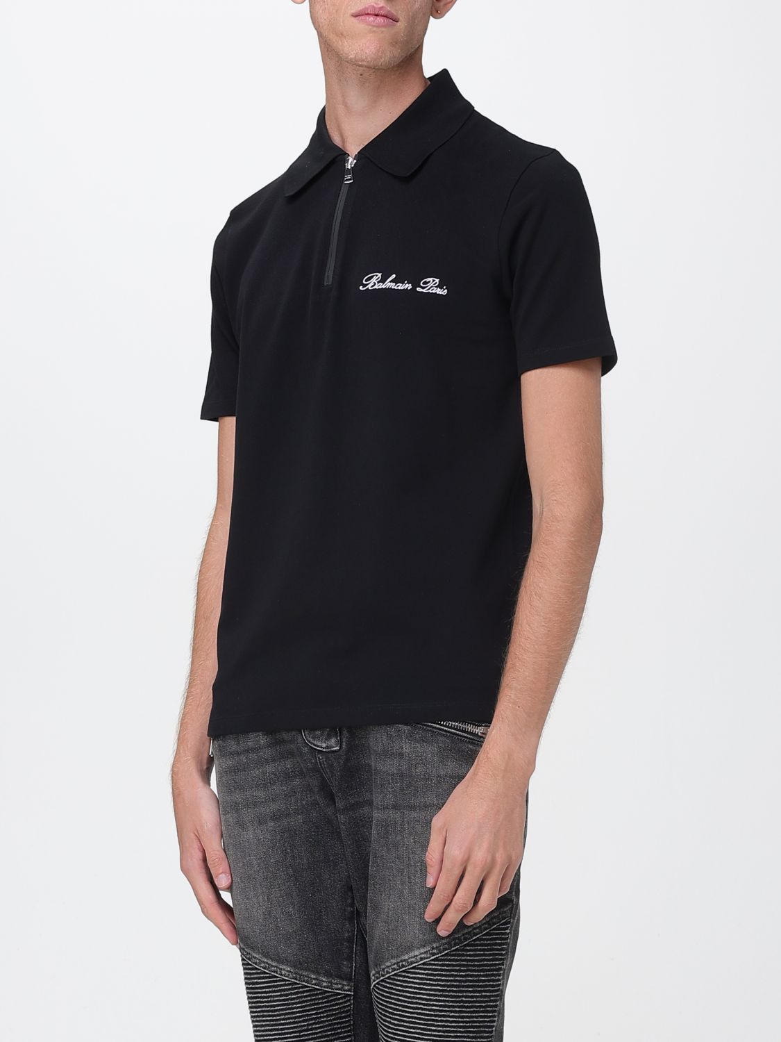 Balmain Balmain Polo Shirt Men Black Size US S / EU 44-46 / 1 - 4 Thumbnail