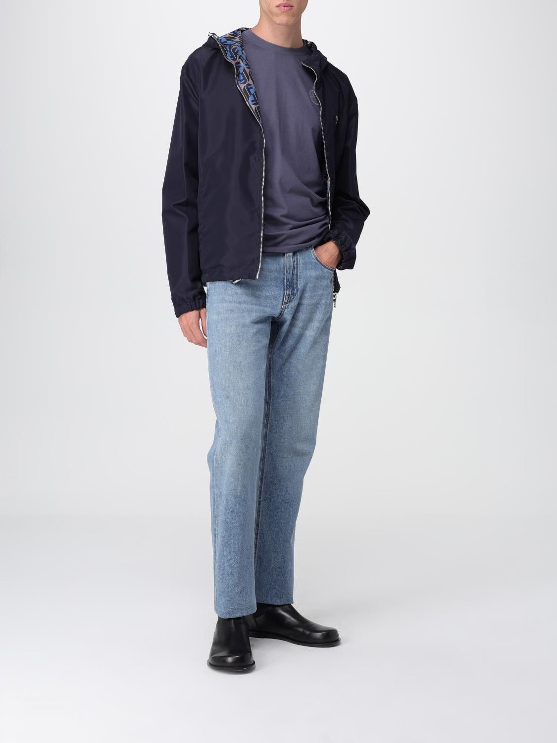 Fendi Fendi Jacket Men Blue Size US L / EU 52-54 / 3 - 2 Thumbnail