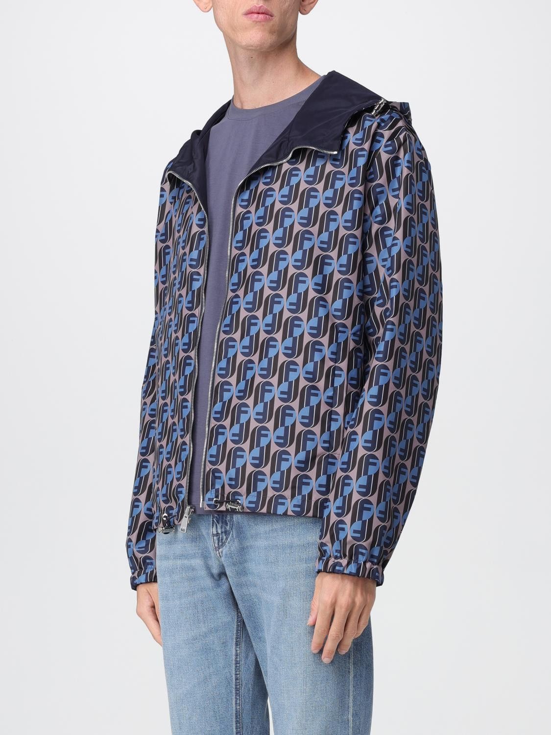 Fendi Fendi Jacket Men Blue Size US L / EU 52-54 / 3 - 4 Thumbnail