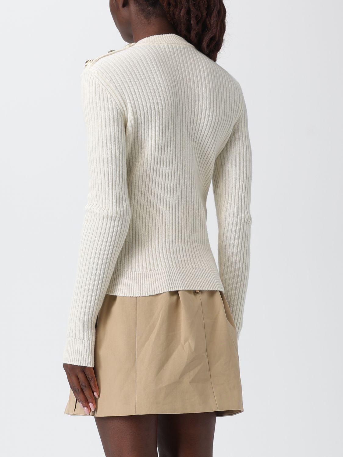 Balmain Balmain Sweater Woman Natural Size XS / US 0-2 / IT 36-38 - 3 Thumbnail