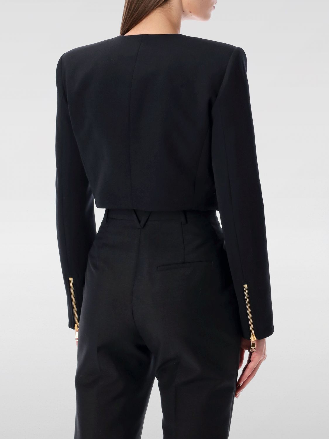Balmain Balmain Jacket Woman Black Size S / US 4 / IT 40 - 2 Thumbnail