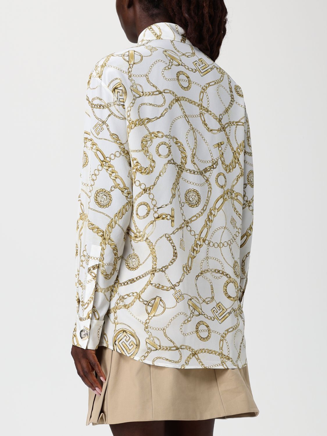Balmain Balmain Shirt Woman White Size XS / US 0-2 / IT 36-38 - 3 Thumbnail