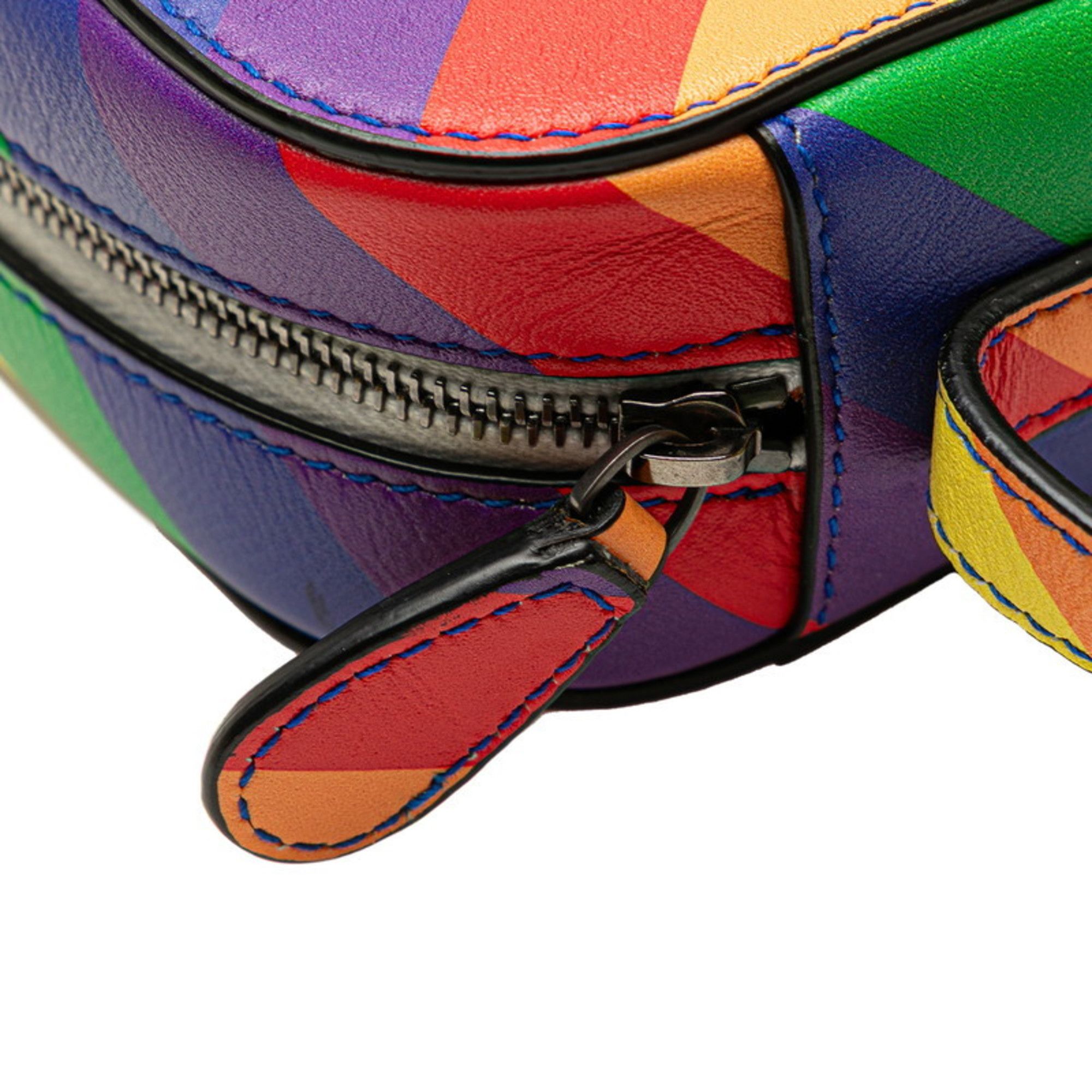 Balenciaga Ville Shoulder Bag/Camera Bag 558171 Multicolor Leather Women's BALENCIAGA