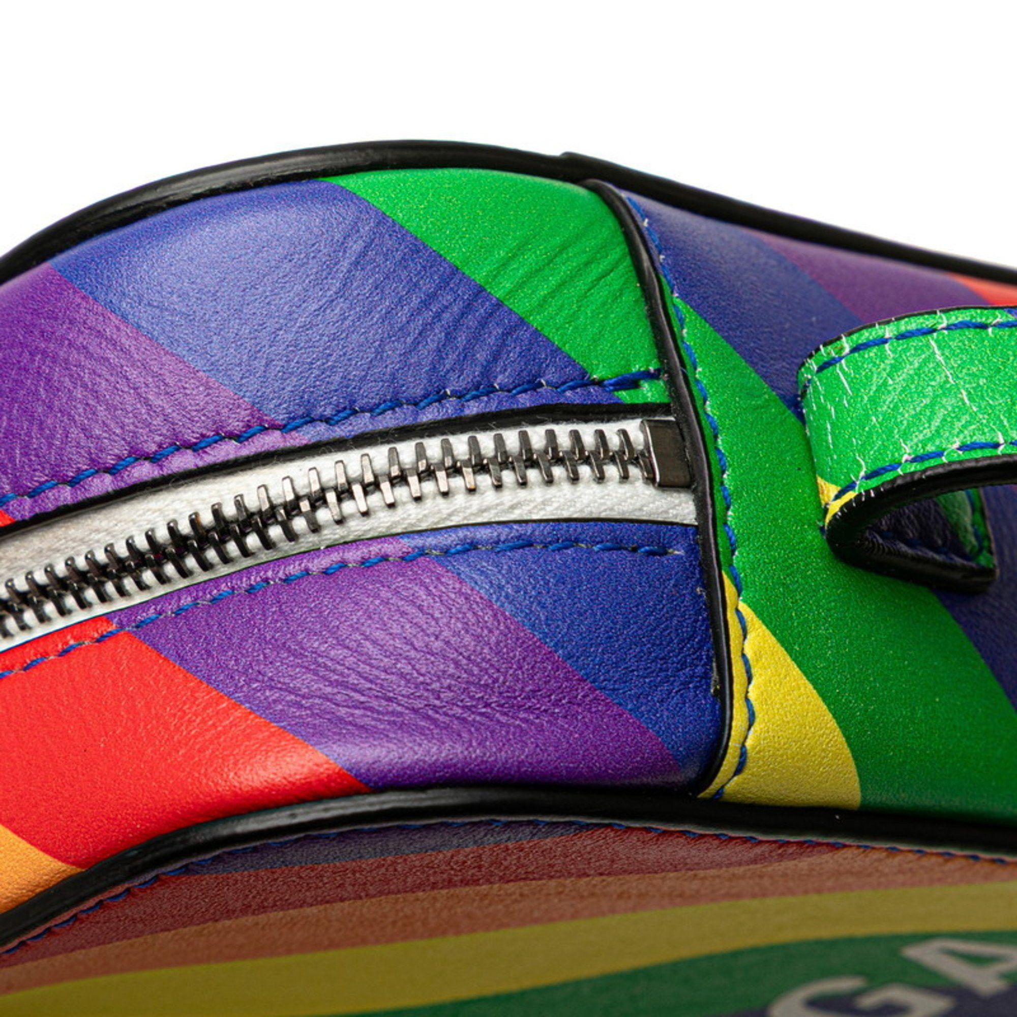 Balenciaga Ville Shoulder Bag/Camera Bag 558171 Multicolor Leather Women's BALENCIAGA
