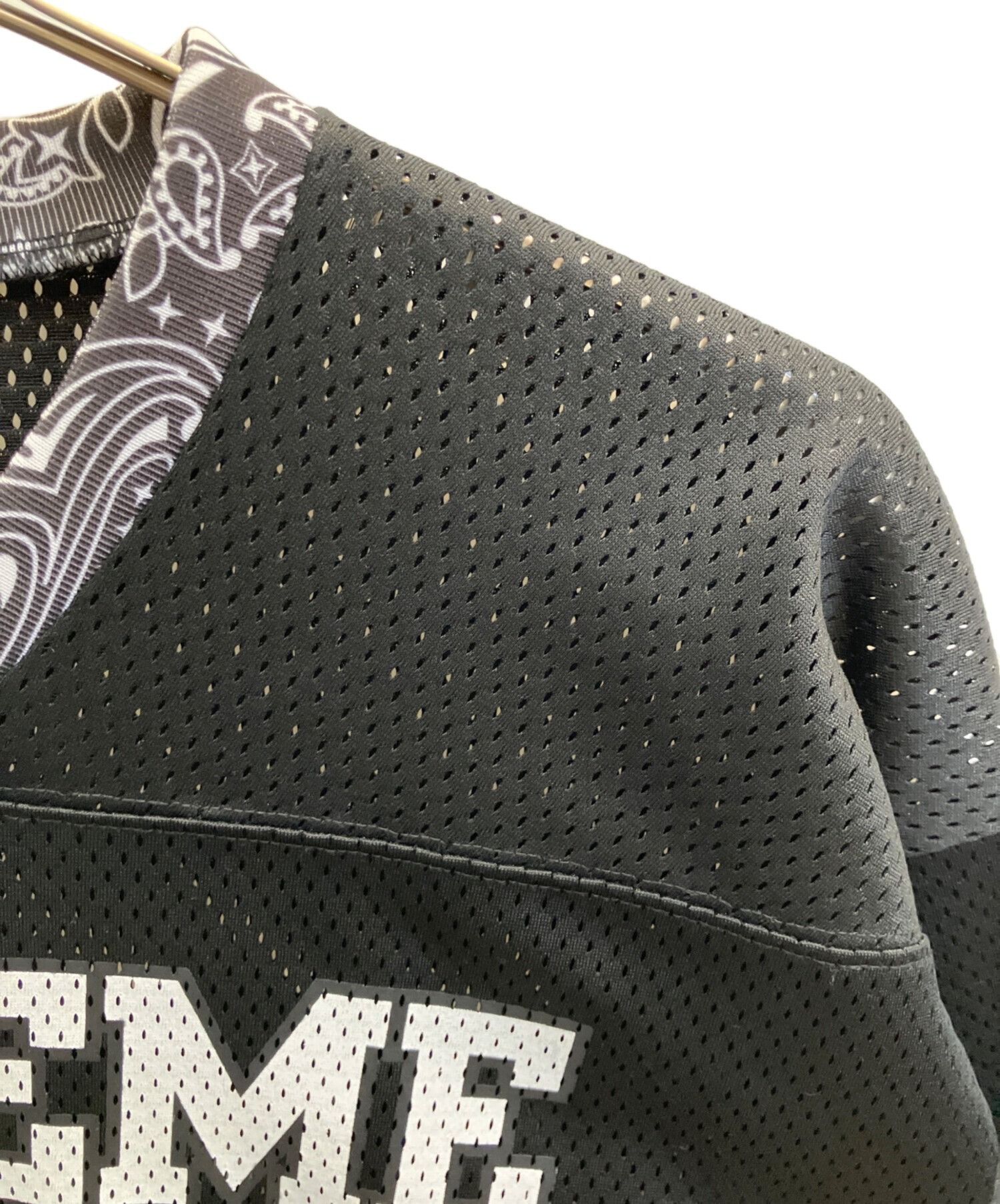 SUPREME Bandana Football Jersey Black Size S - www 