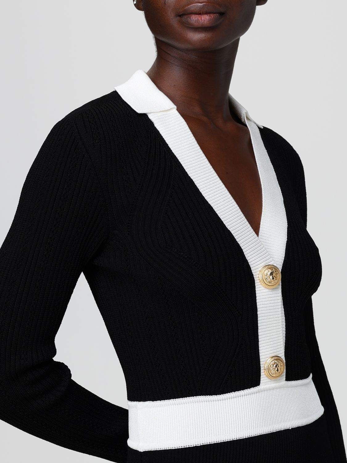 Balmain Balmain Dress Woman White Size S / US 4 / IT 40 - 4 Thumbnail