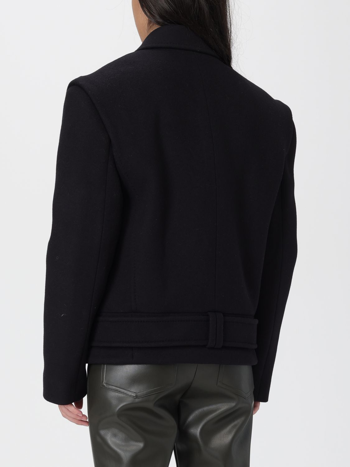 Balmain Balmain Trench Coat Woman Black Size XXS / US 00 / IT 34 - 3 Thumbnail