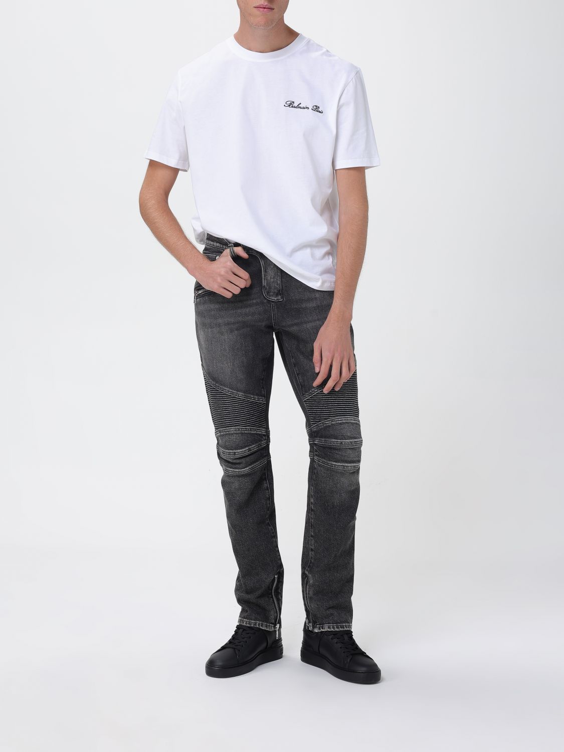Balmain Balmain T-Shirt Men White Size US L / EU 52-54 / 3 - 2 Thumbnail