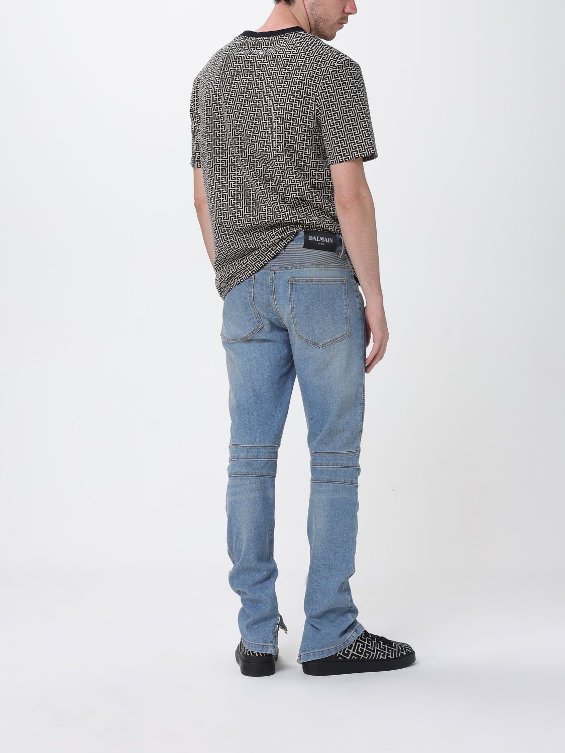 Balmain Balmain T-Shirt Men Grey Size US L / EU 52-54 / 3 - 2 Thumbnail