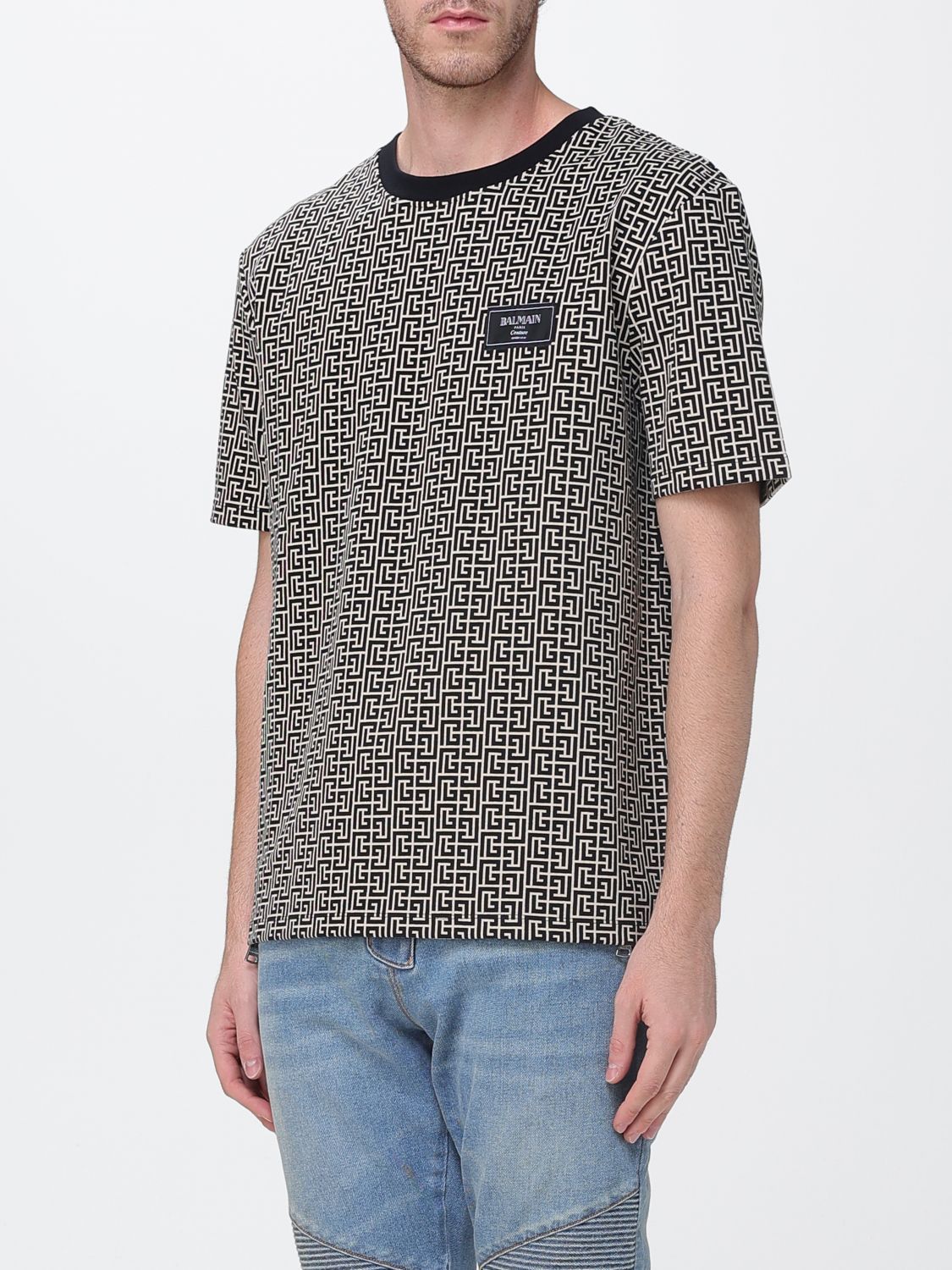 Balmain Balmain T-Shirt Men Ivory Size US M / EU 48-50 / 2 - 4 Thumbnail