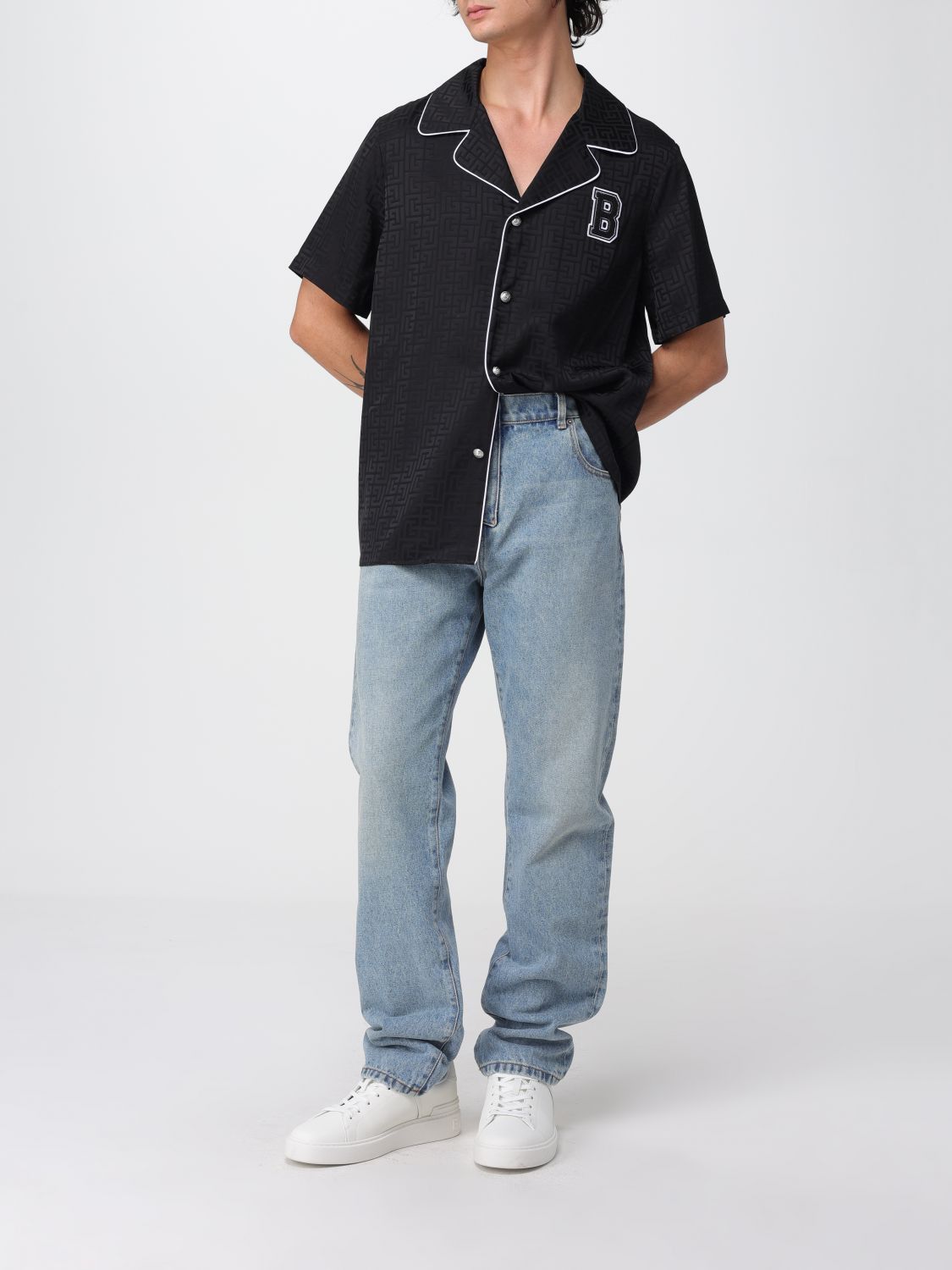 Balmain Balmain Shirt Men Black Size US S / EU 44-46 / 1 - 2 Thumbnail