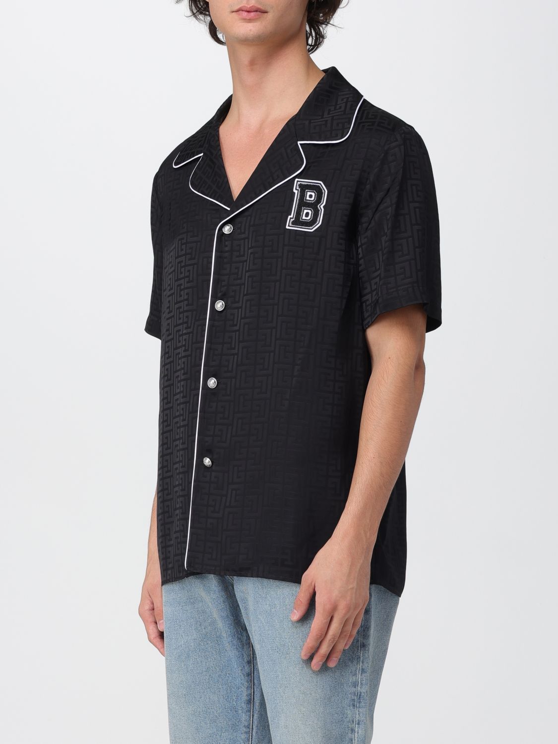 Balmain Balmain Shirt Men Black Size US S / EU 44-46 / 1 - 4 Thumbnail