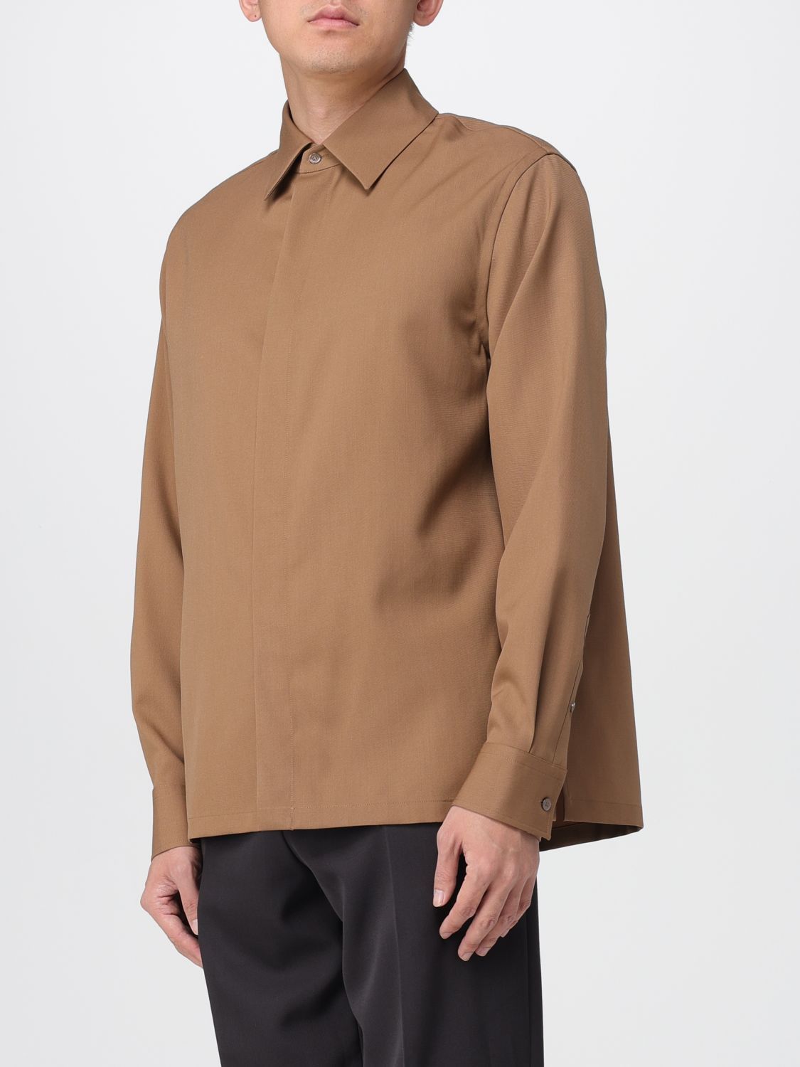 Fendi Fendi Shirt Men Brown Size US M / EU 48-50 / 2 - 4 Thumbnail