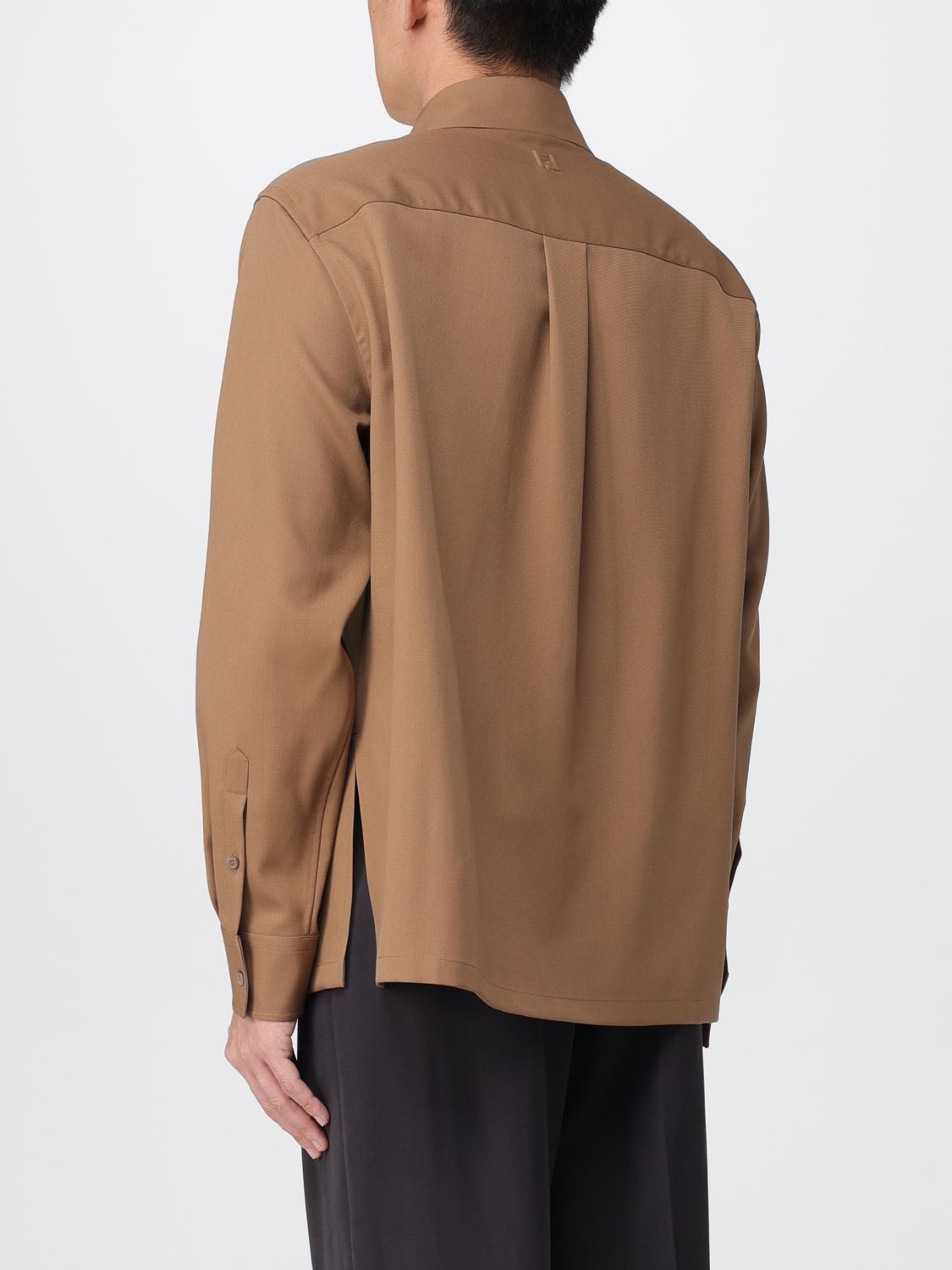 Fendi Fendi Shirt Men Brown Size US M / EU 48-50 / 2 - 3 Thumbnail