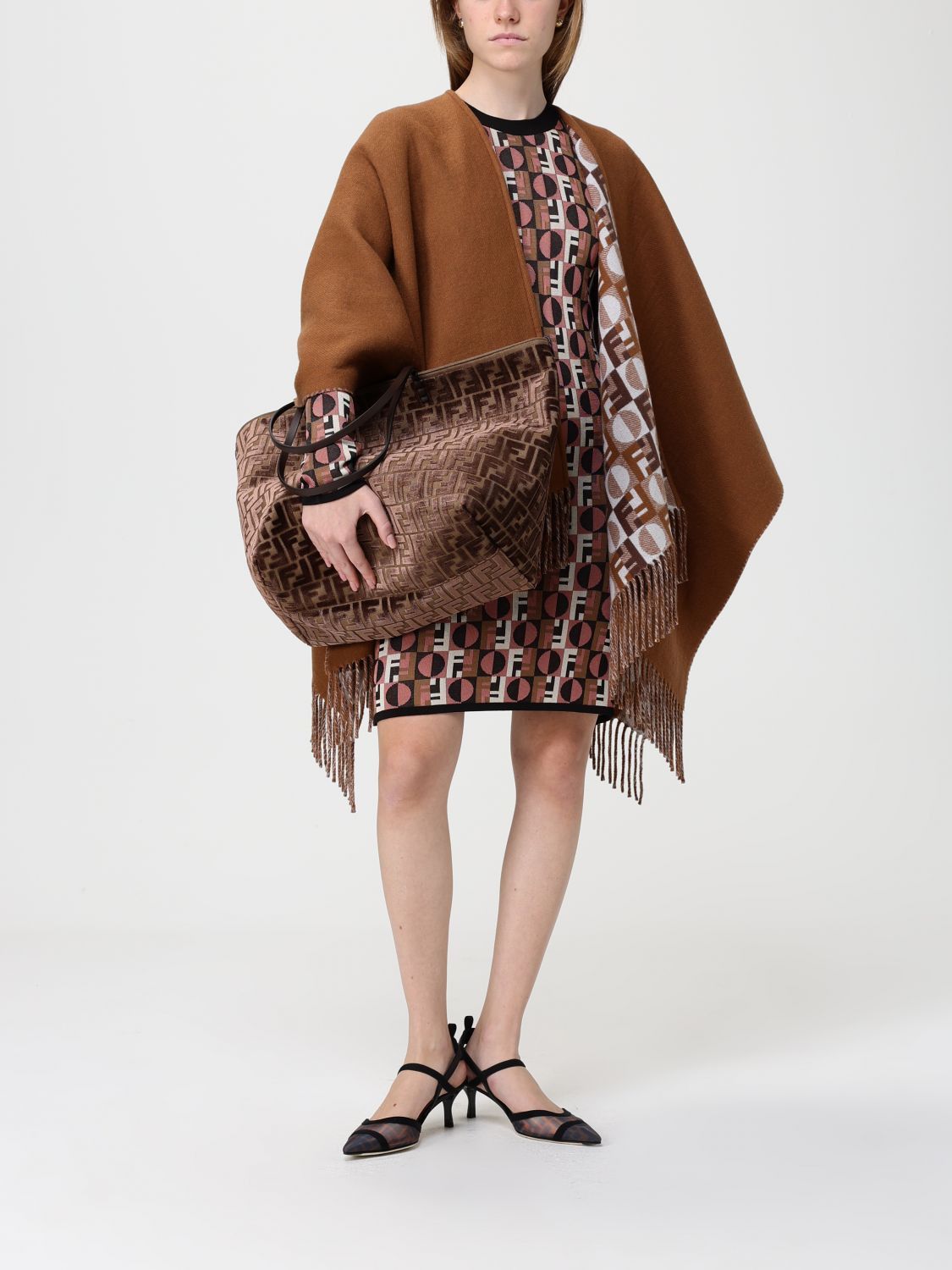 Fendi Fendi Jacket Woman Camel Size M / US 6-8 / IT 42-44 - 2 Thumbnail
