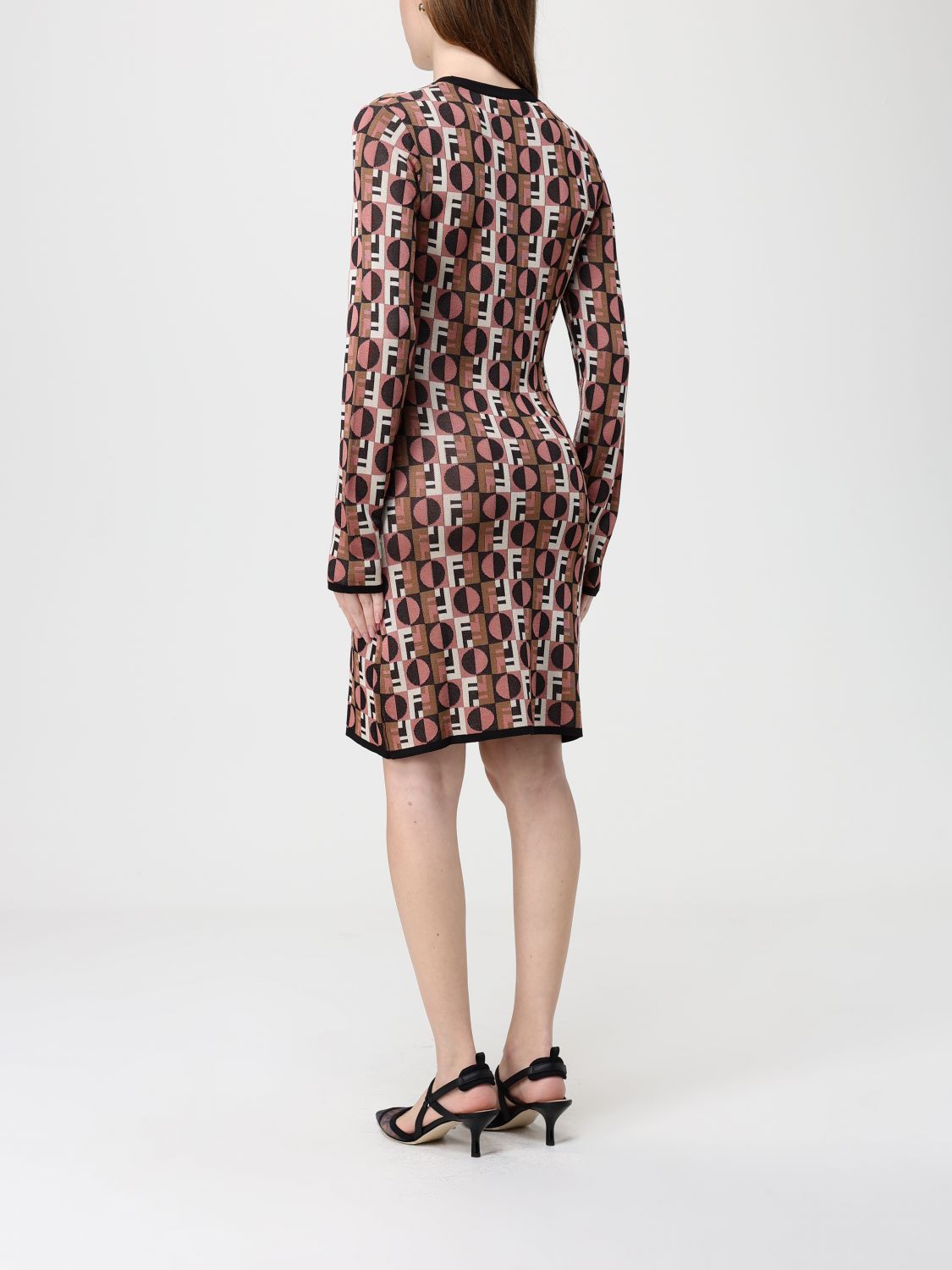 Fendi Fendi Dress Woman Multicolor Size M / US 6-8 / IT 42-44 - 3 Thumbnail