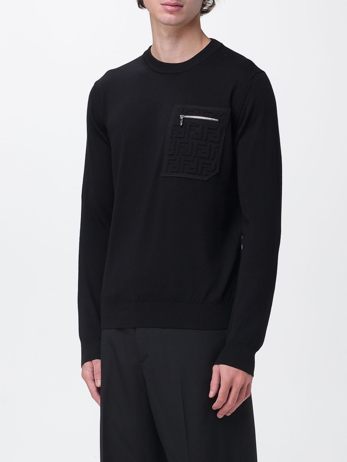 Fendi Fendi Sweater Men Black Size US L / EU 52-54 / 3 - 4 Thumbnail