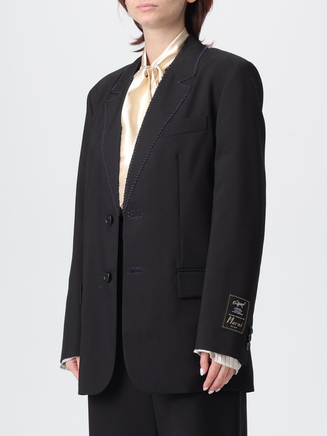 Marni Marni Jacket Woman Black Size XS / US 0-2 / IT 36-38 - 4 Thumbnail