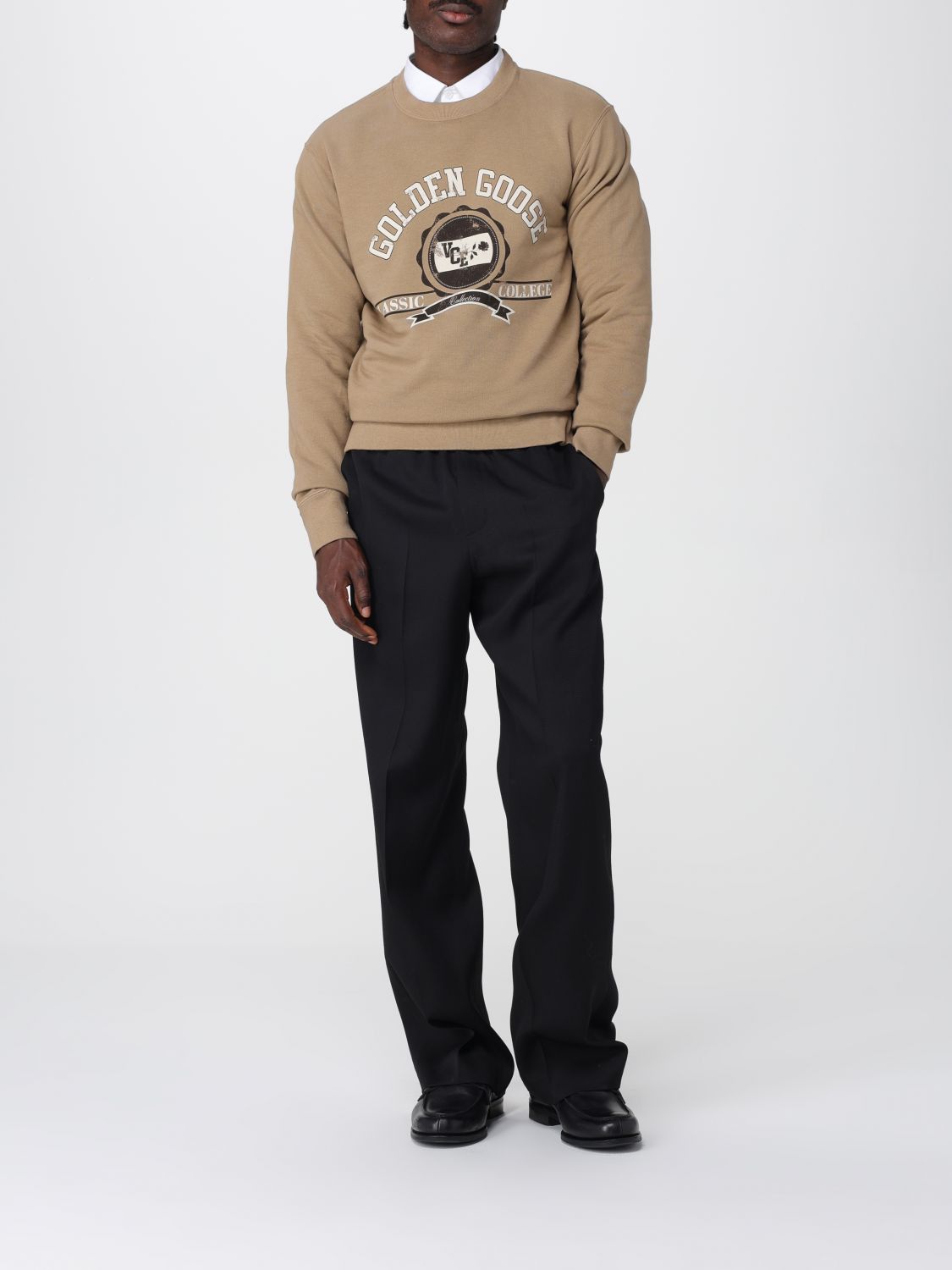 Golden Goose Golden Goose Sweatshirt Men Beige Size US S / EU 44-46 / 1 - 2 Thumbnail